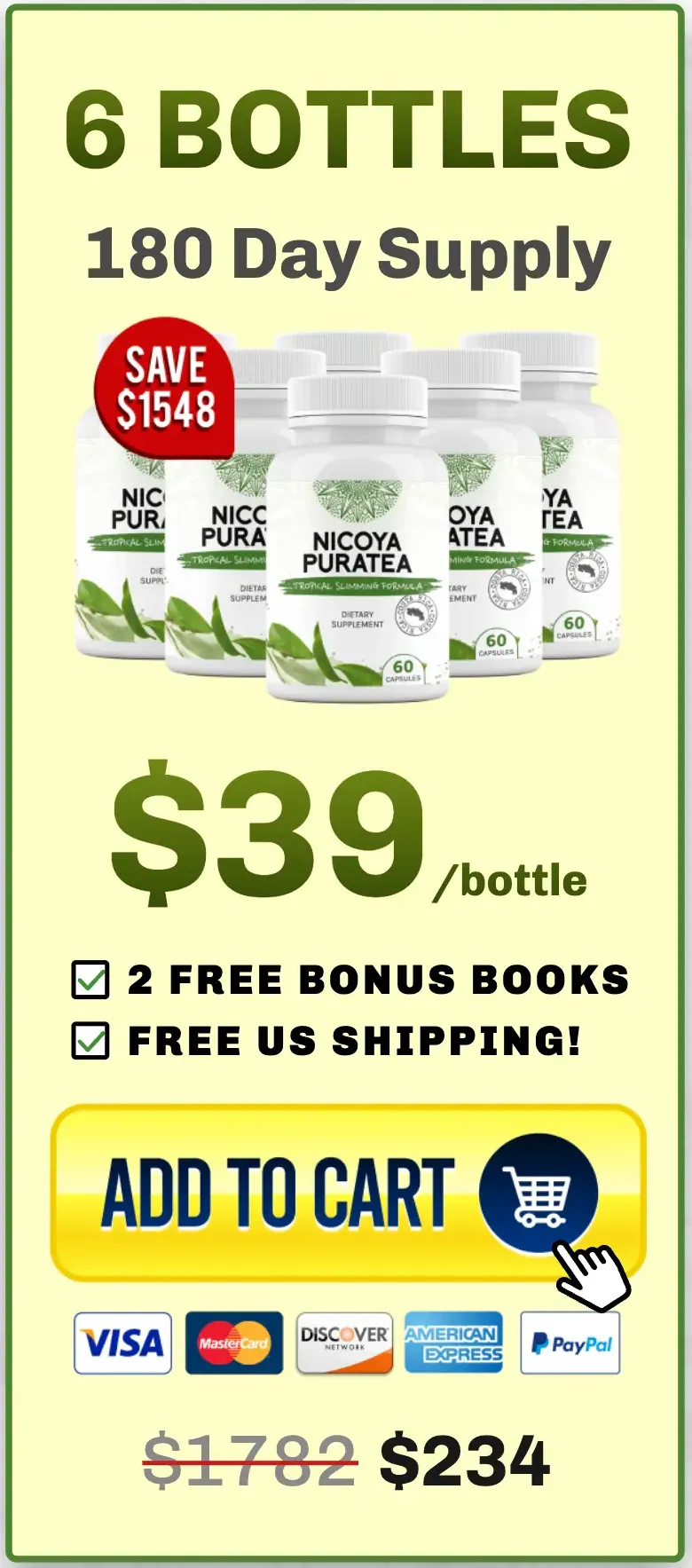 Nicoya PuraTea Buy 6 Bottles